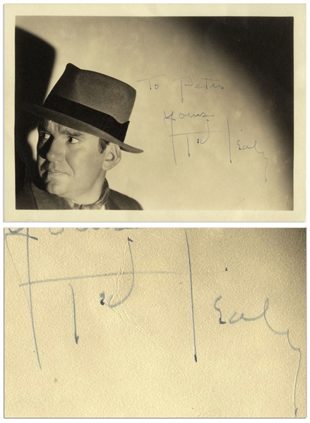 Ted Healy Signed Photo From 1935 -- With Beckett COA